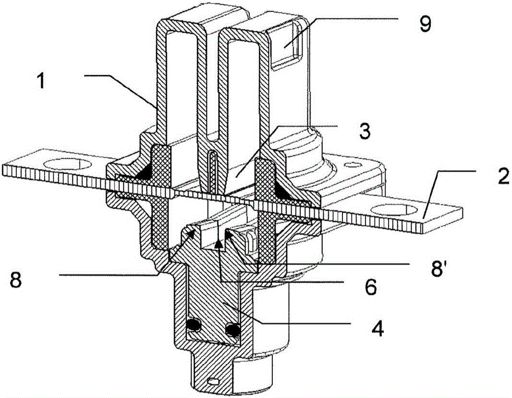 Pyrotechnic circuit breaker