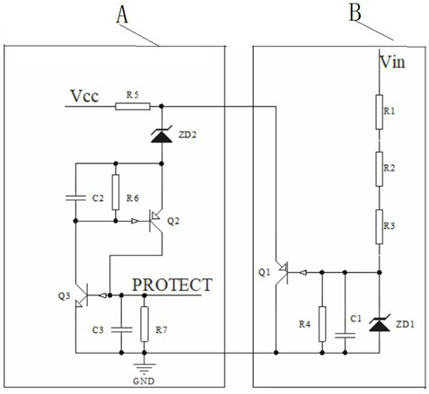 A self-locking circuit and its matched fast unlocking circuit after self-locking occurs