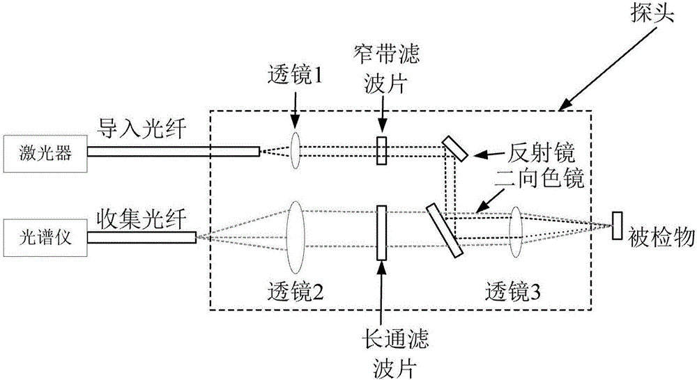 Portable raman spectrometer