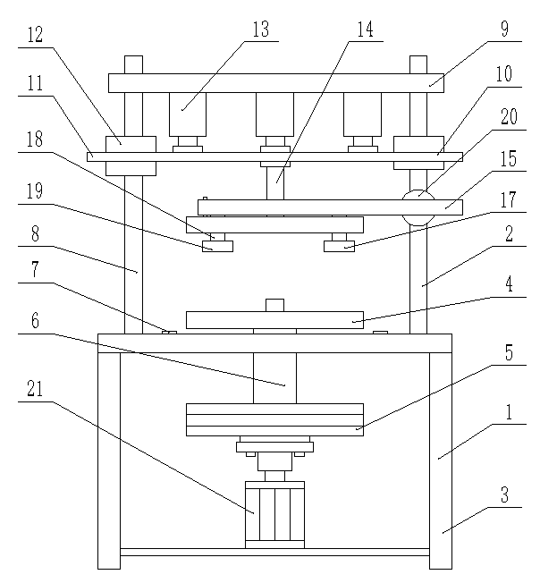 Cymbal manufacturing device