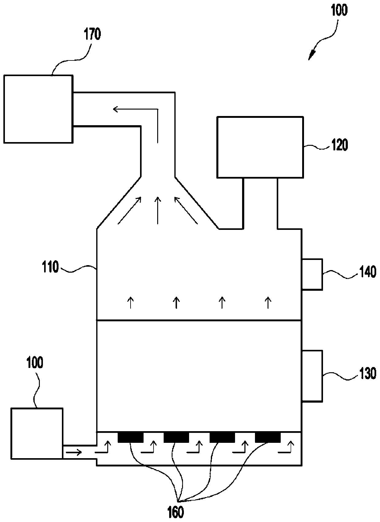 Apparatus and method for decreasing perfluorinated compound and generating tin fluoride