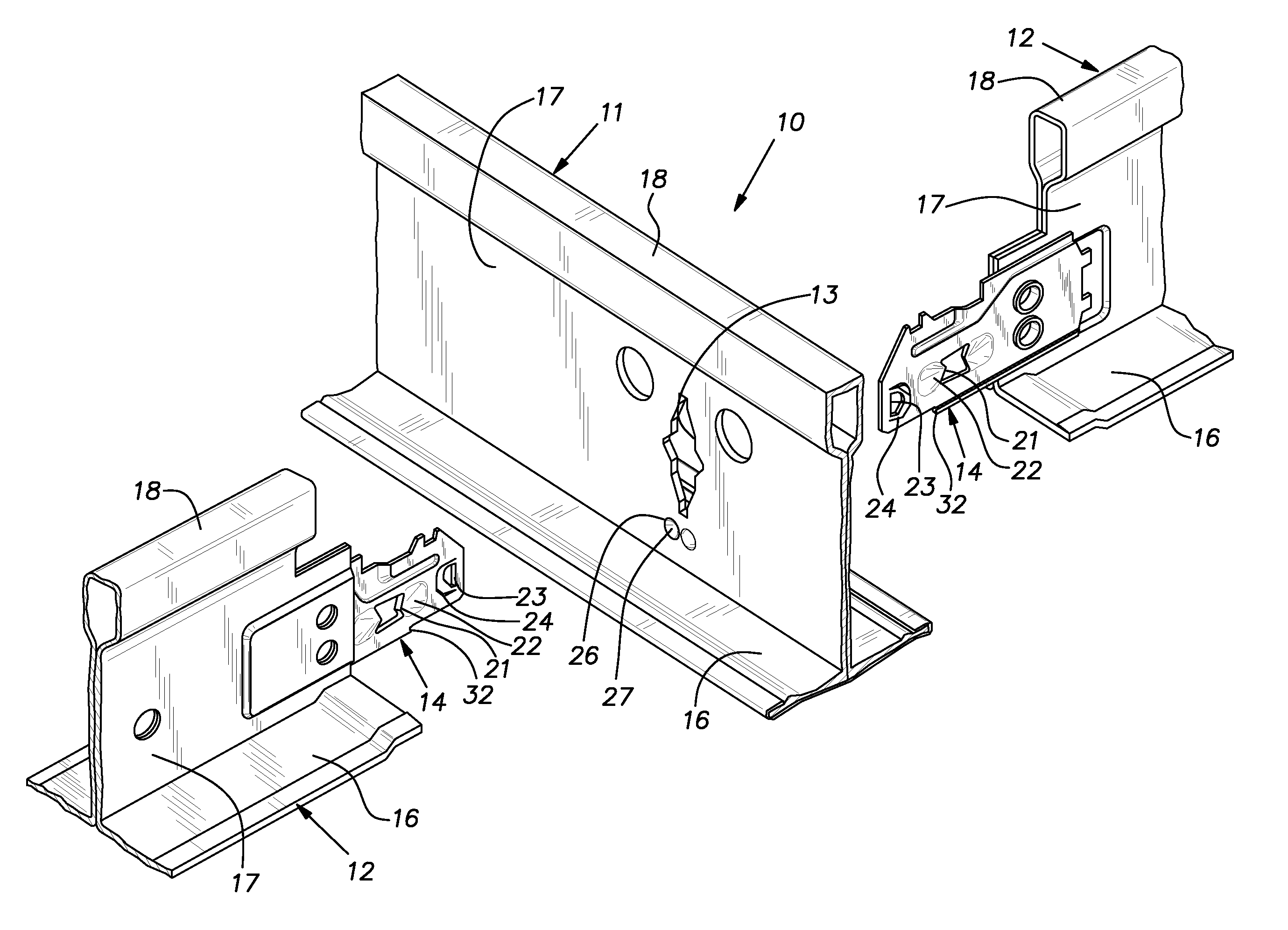 Clip connection