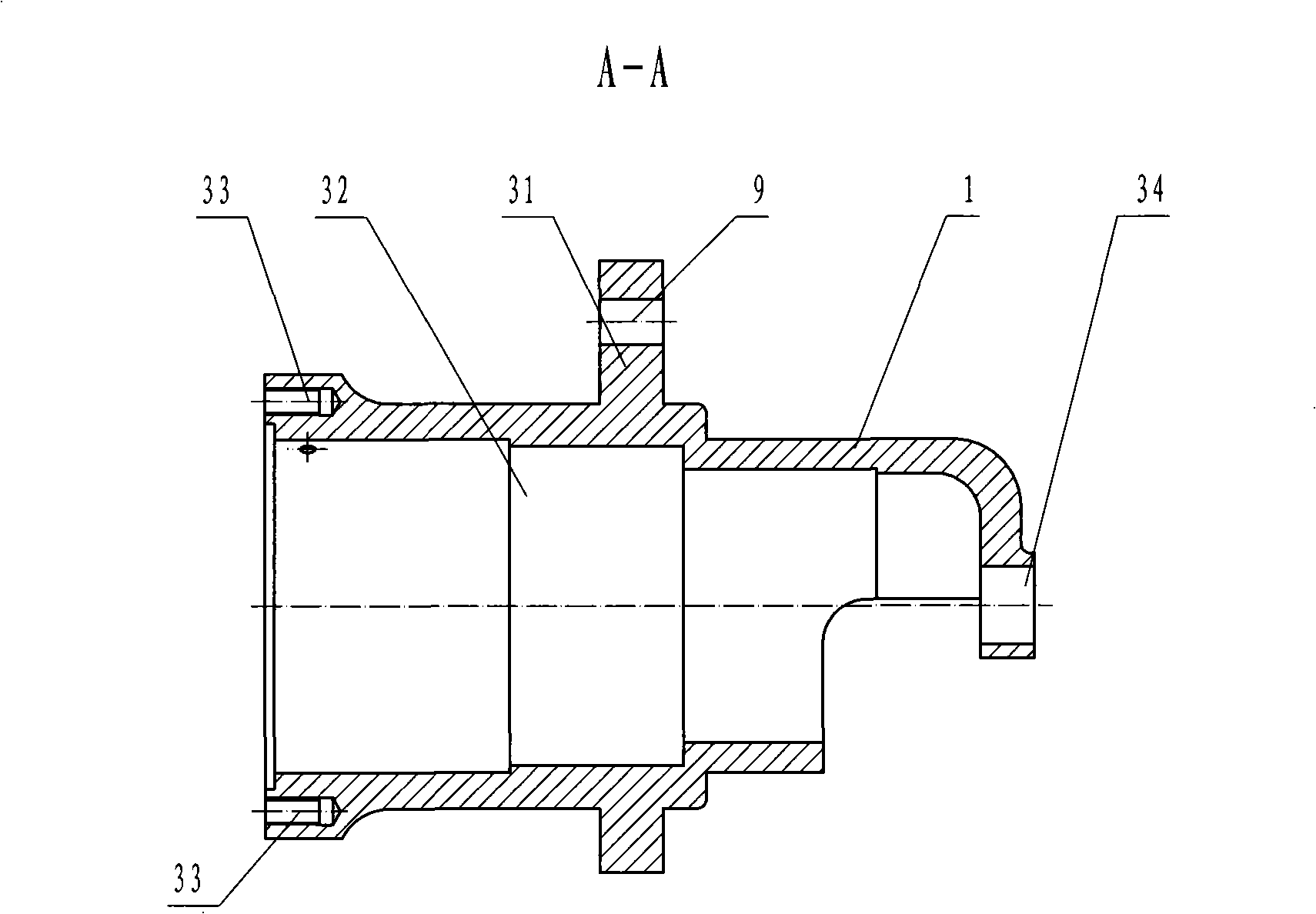 Turbine type gas starting equipment of diesel engine