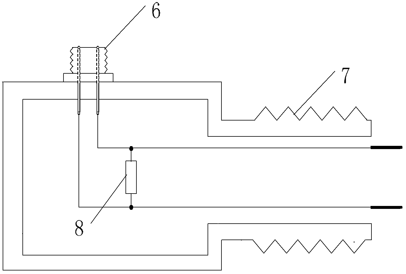 Flexible Rogowski coil used for detecting direct-current system short-circuit current and method for designing same