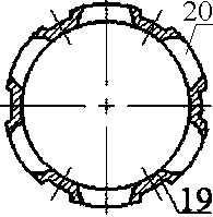 A split-type plunger steel wire drainage device