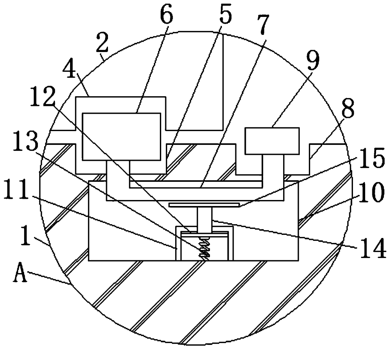 Shelf environmental-protection cross beam device for warehousing equipment