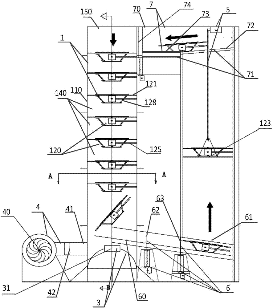 Drying system with continuous cycle operation