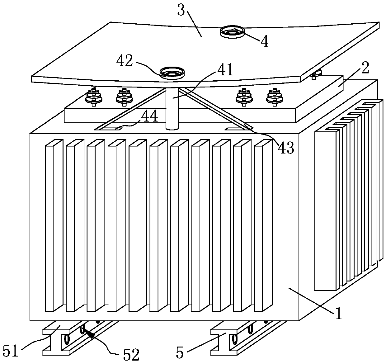 Transformer with cooling function