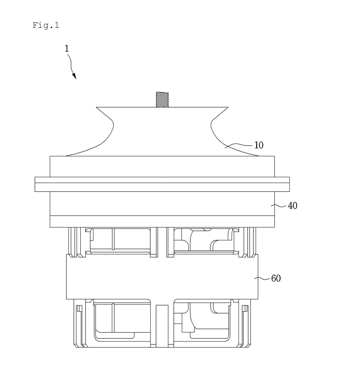 Vacuum suctioning unit