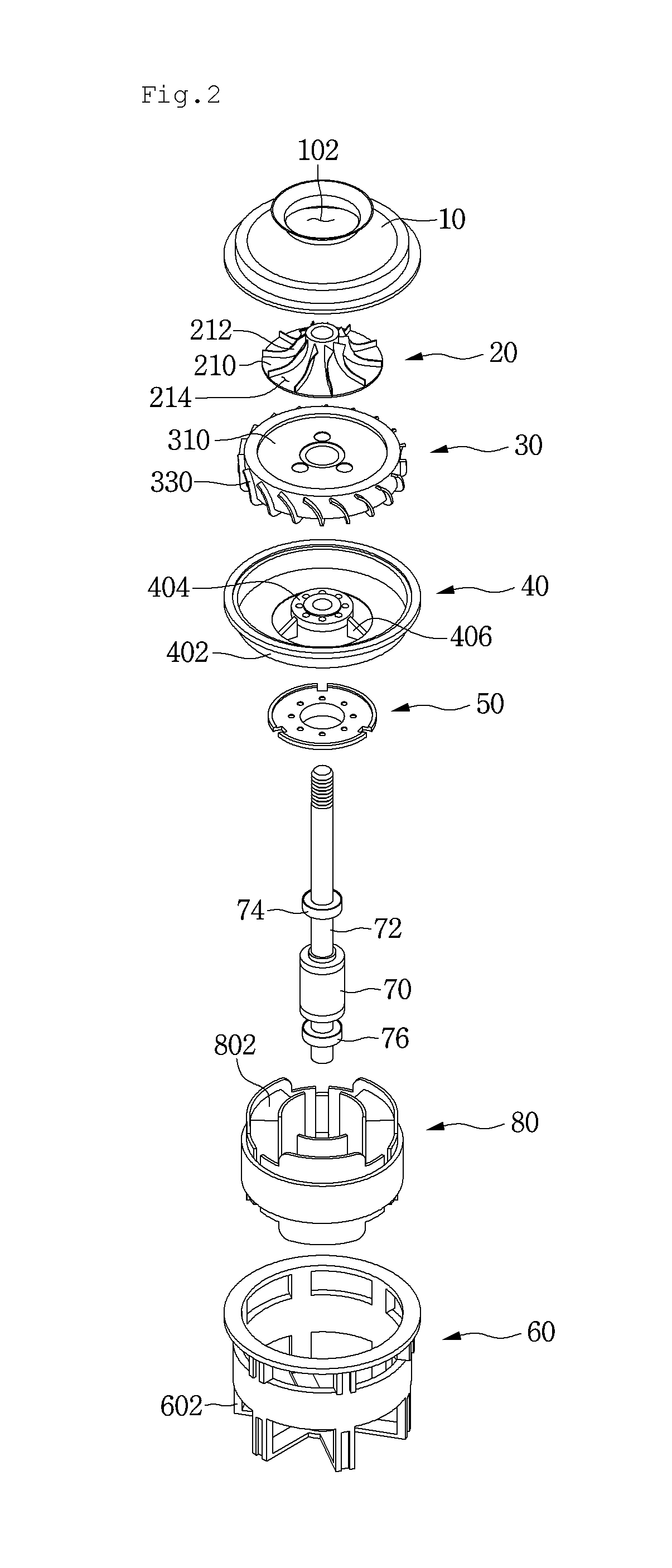 Vacuum suctioning unit