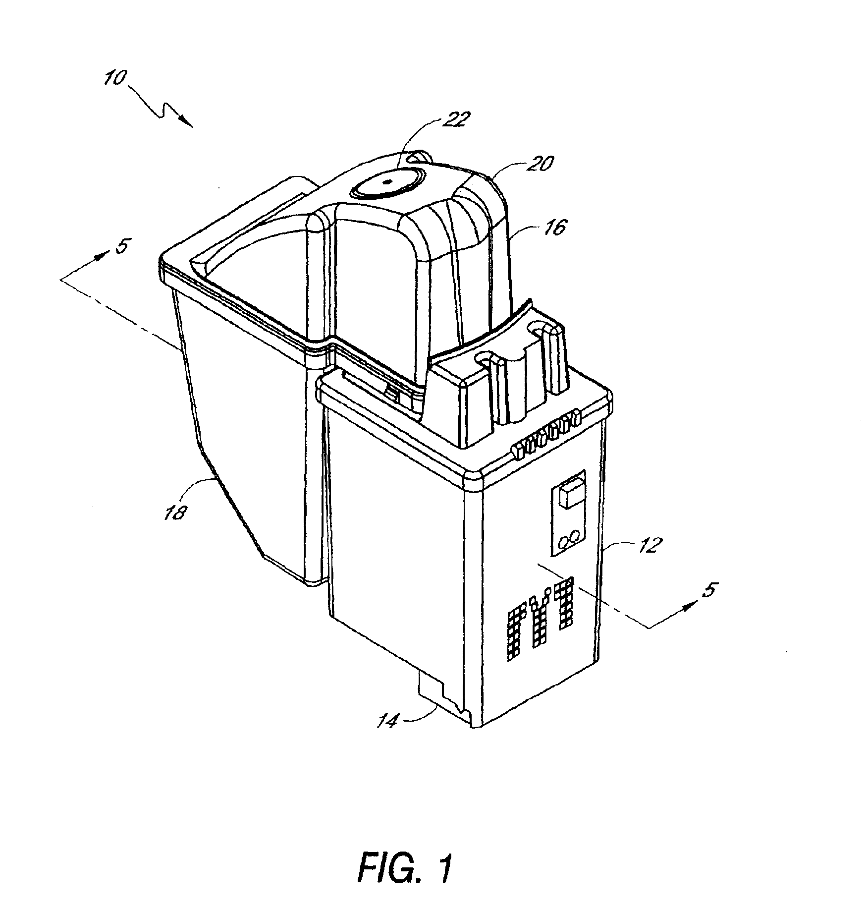 Replaceable ink jet supply with anti-siphon back pressure control