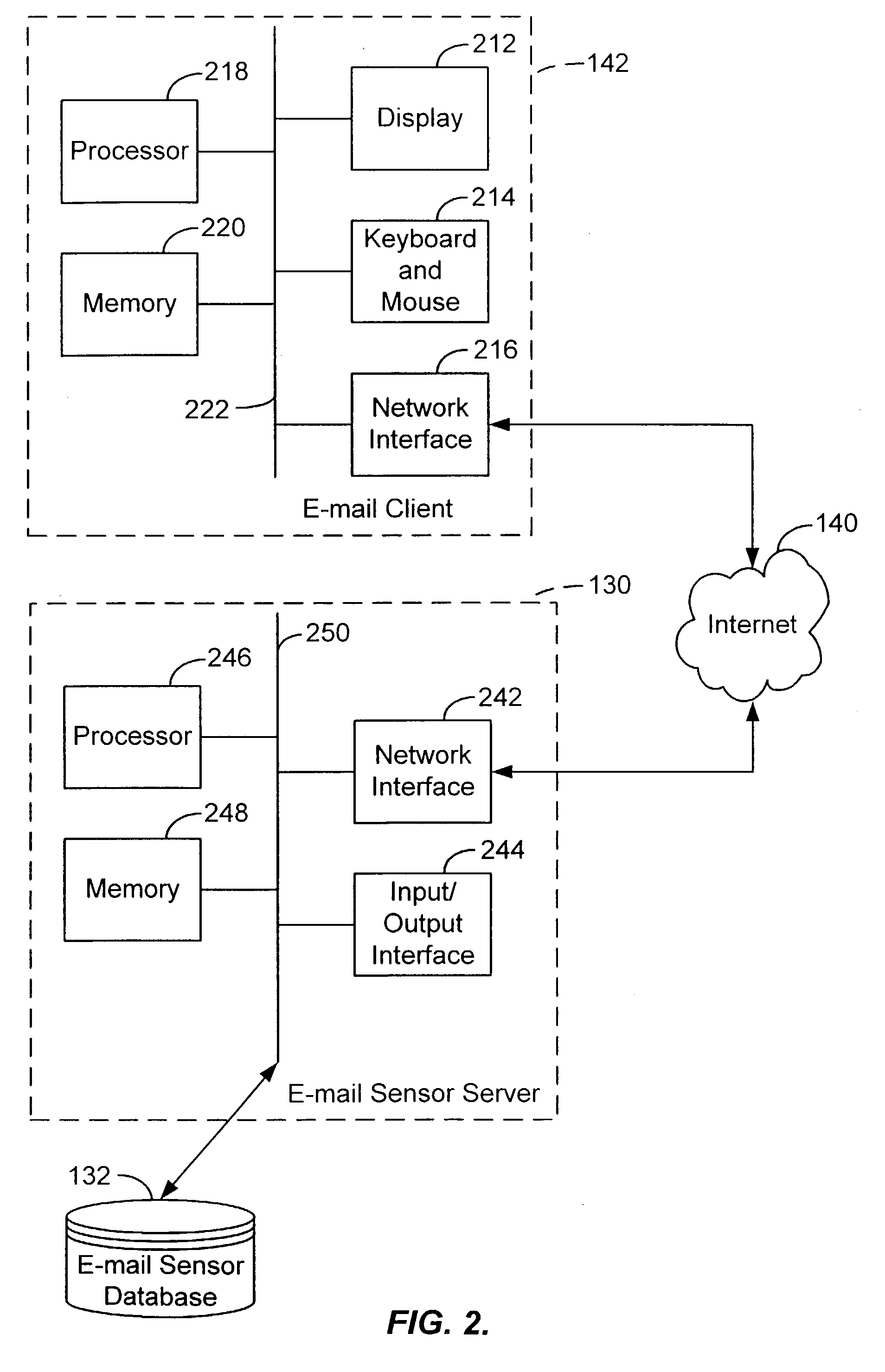 Method and system for remotely sensing the file formats processed by an e-mail client