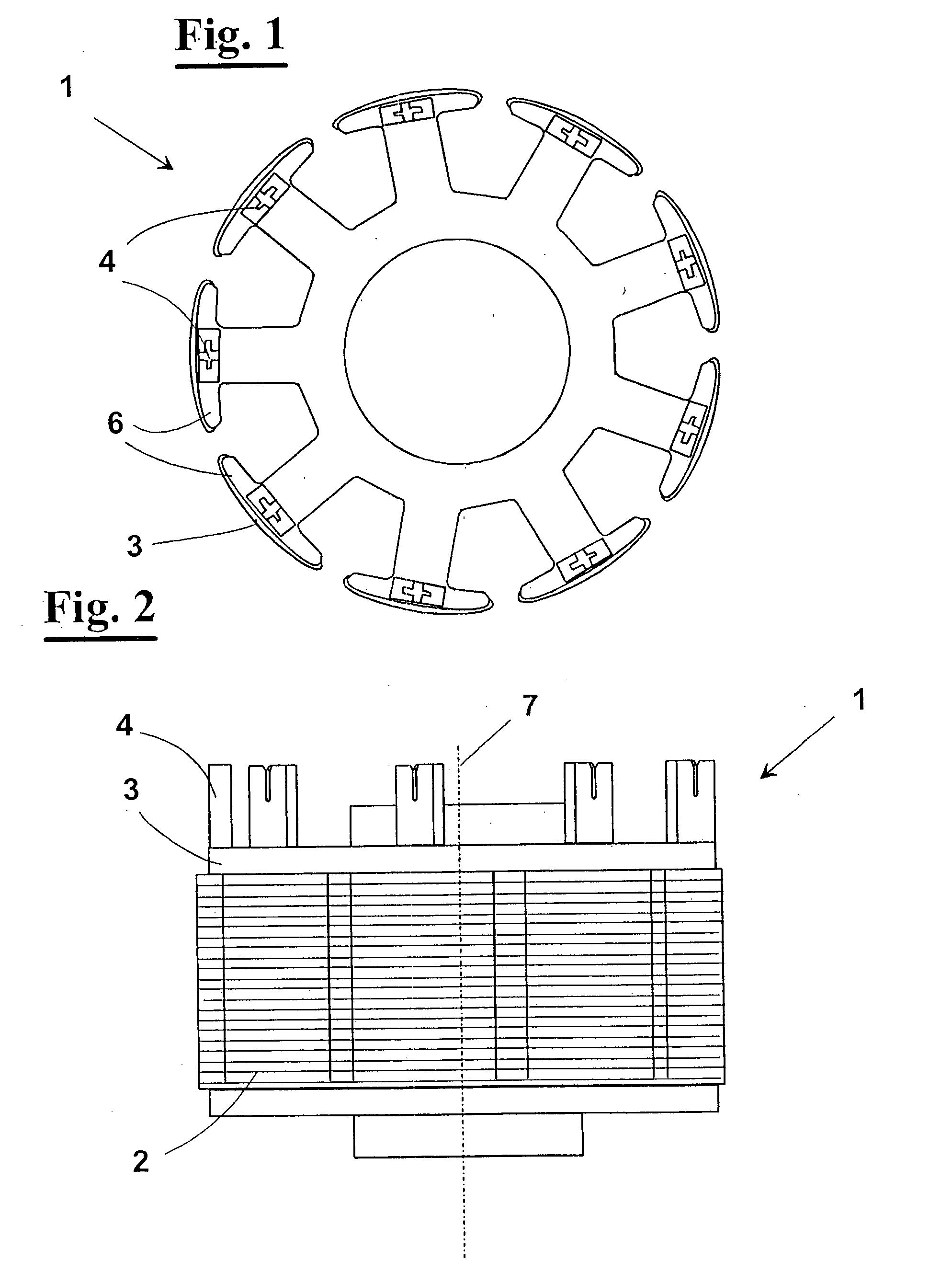 Method and apparatus for wire termination on outwardly spooled multi-pole stators