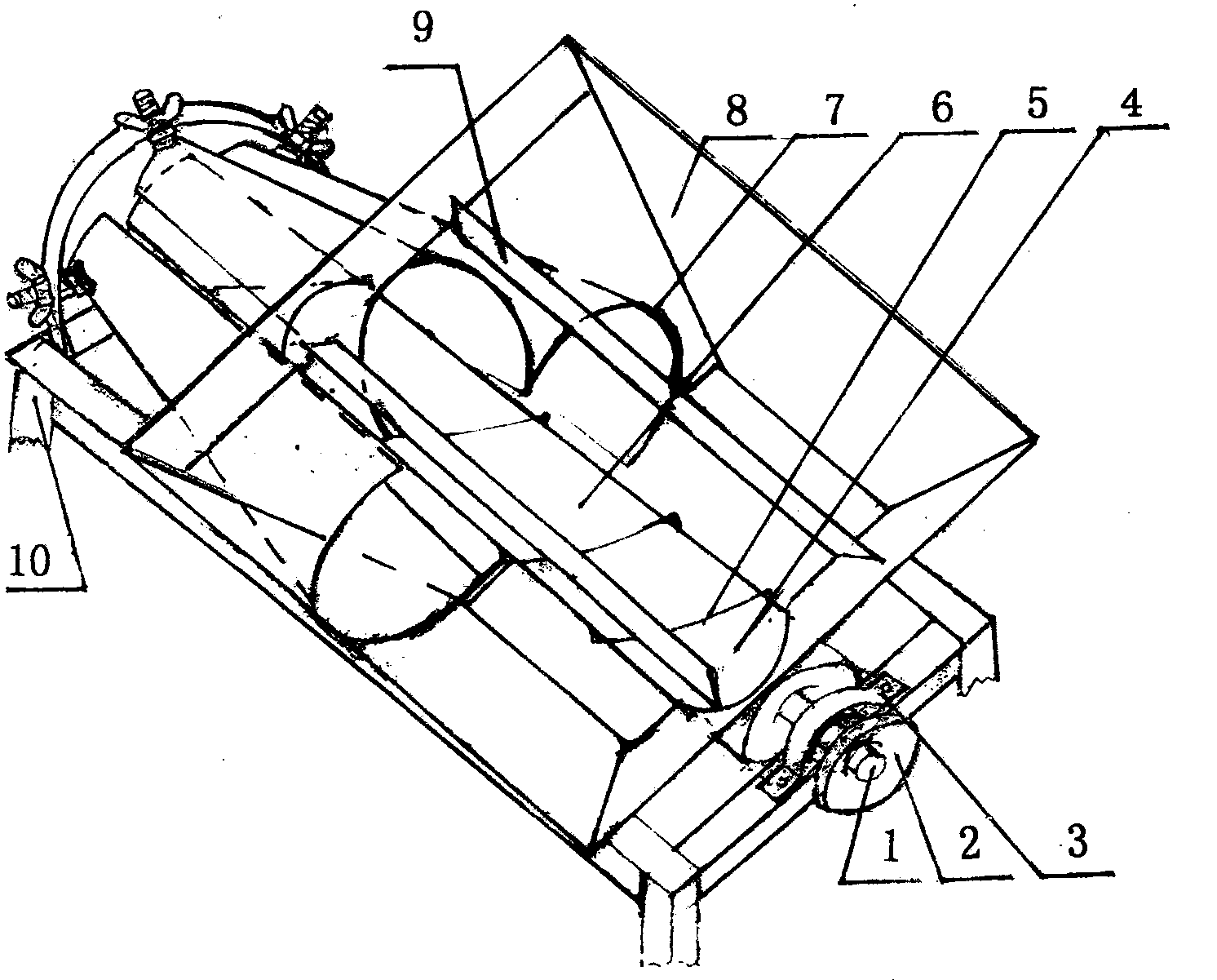 Multi-tube corn thresher