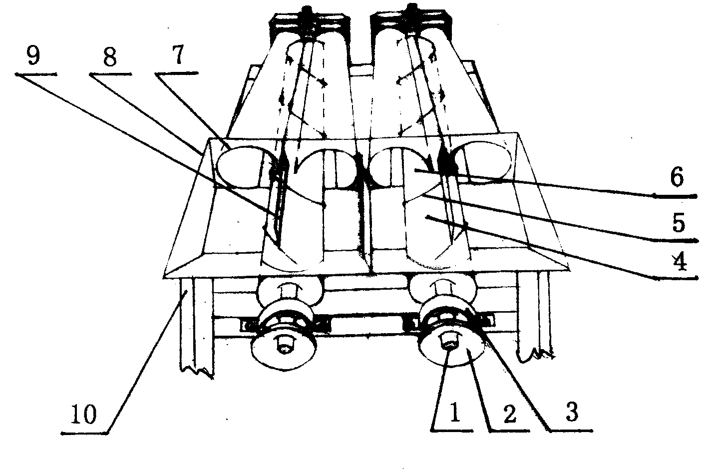 Multi-tube corn thresher