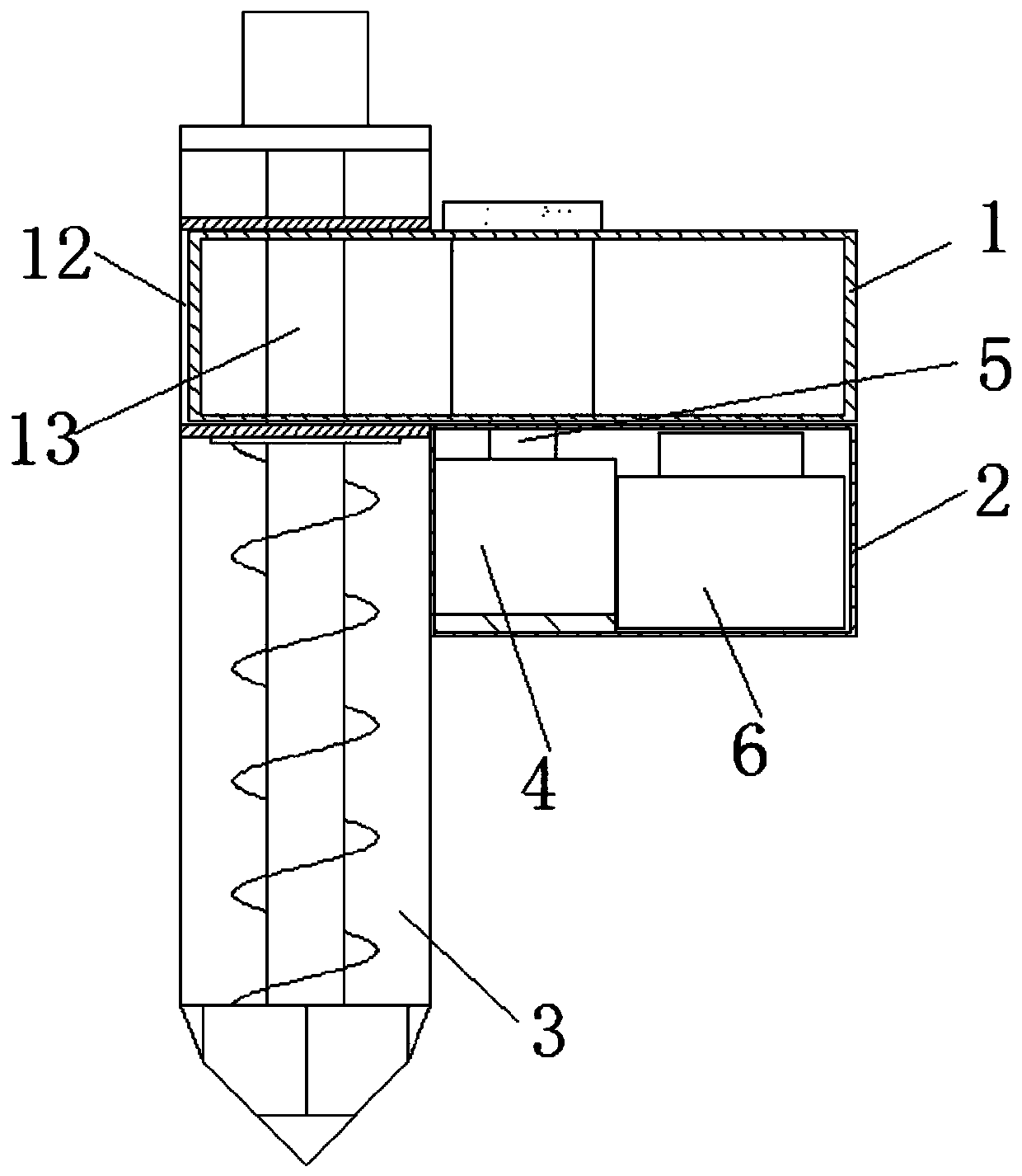 Soil detection device convenient for collecting soil