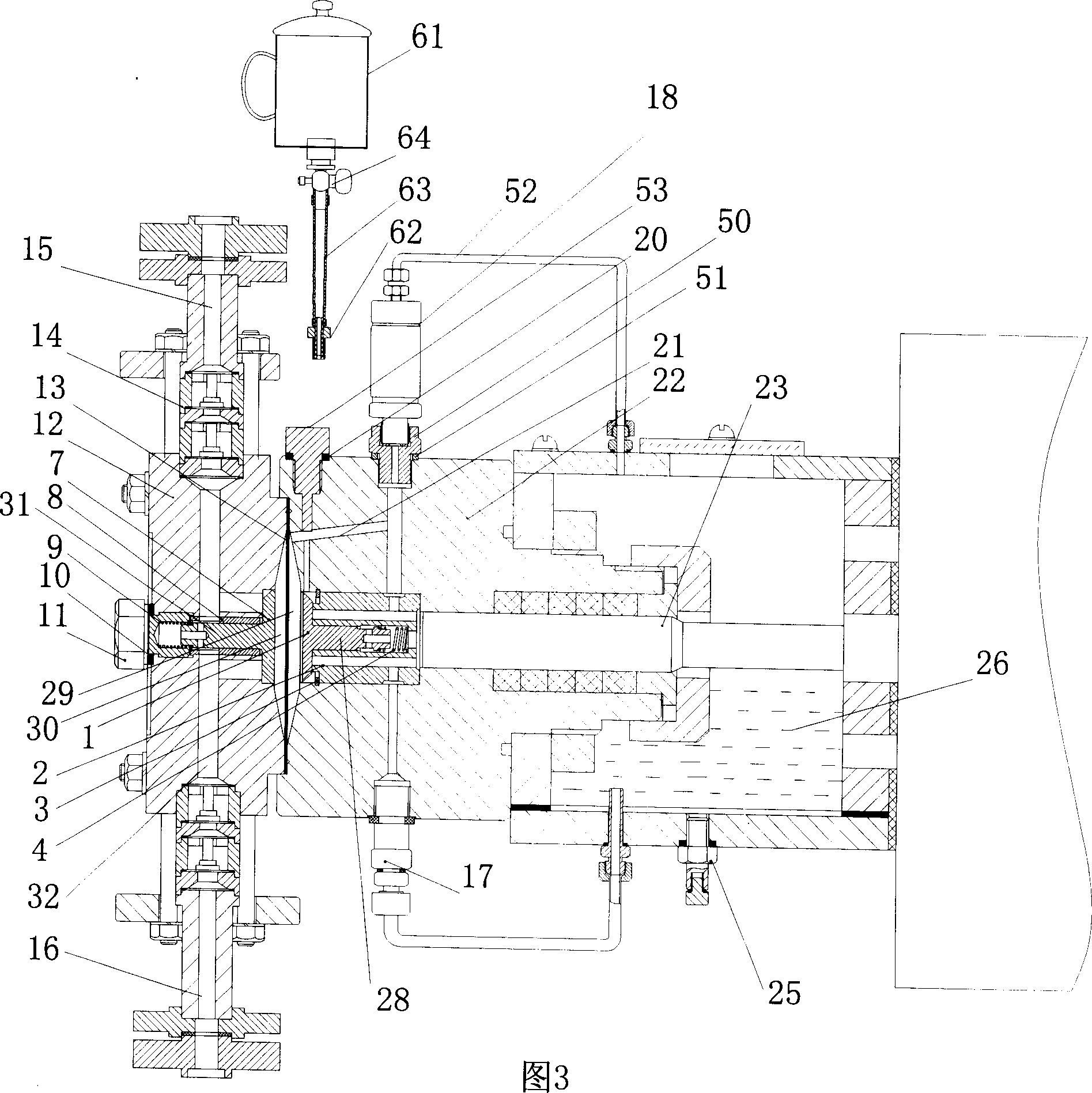 High-pressure hydraulic diaphragm metering pump