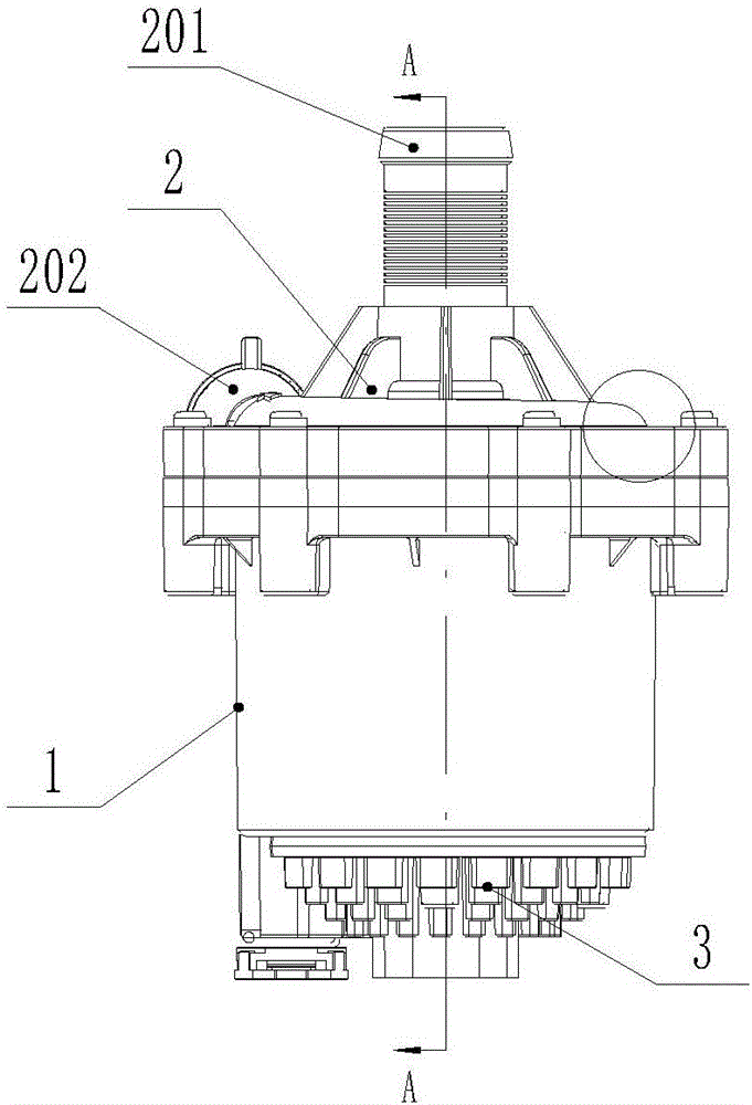 Brushless electronic water pump