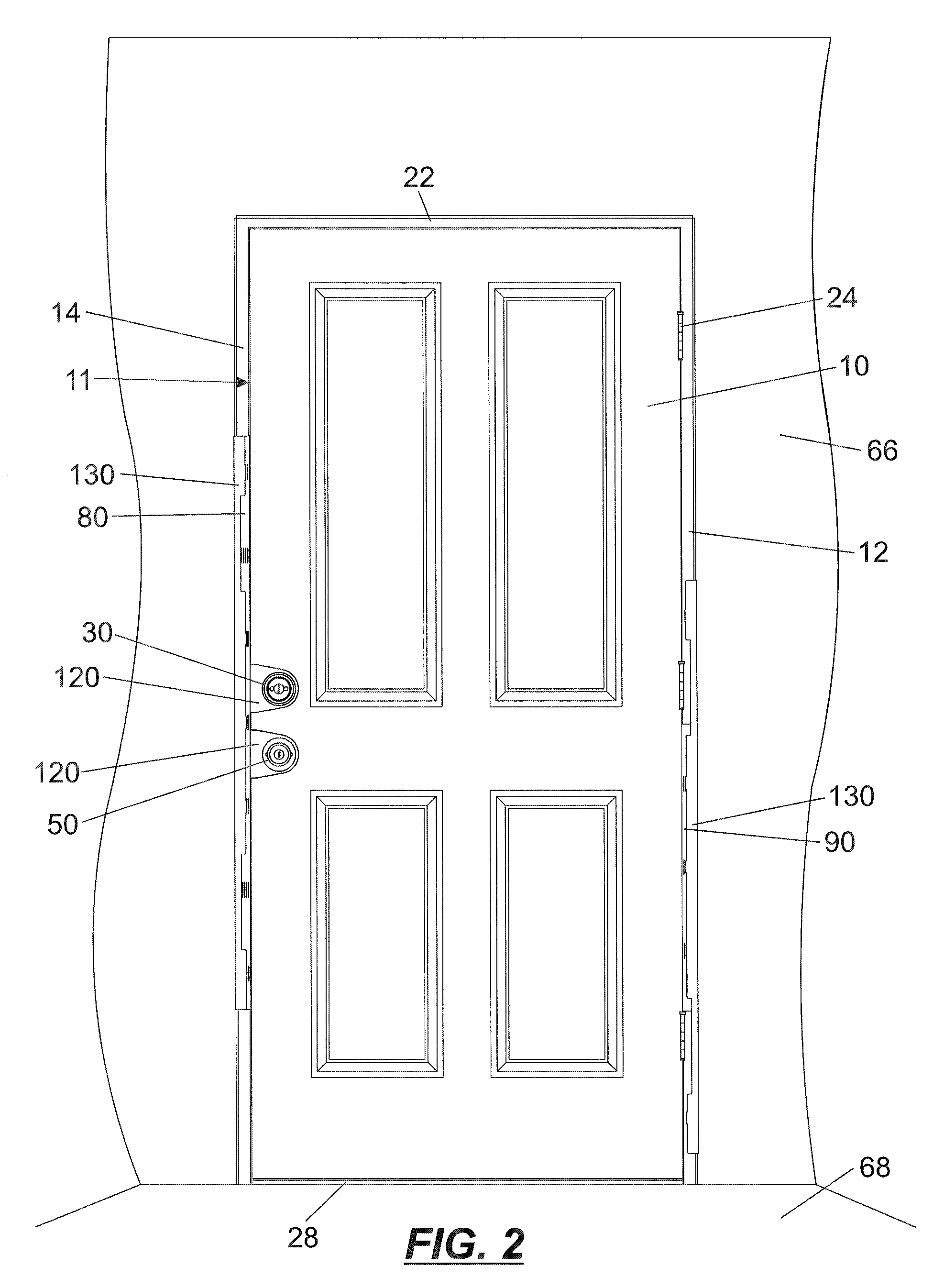 System and method for adjustable repair and reinforcement of non-standard doors and jambs