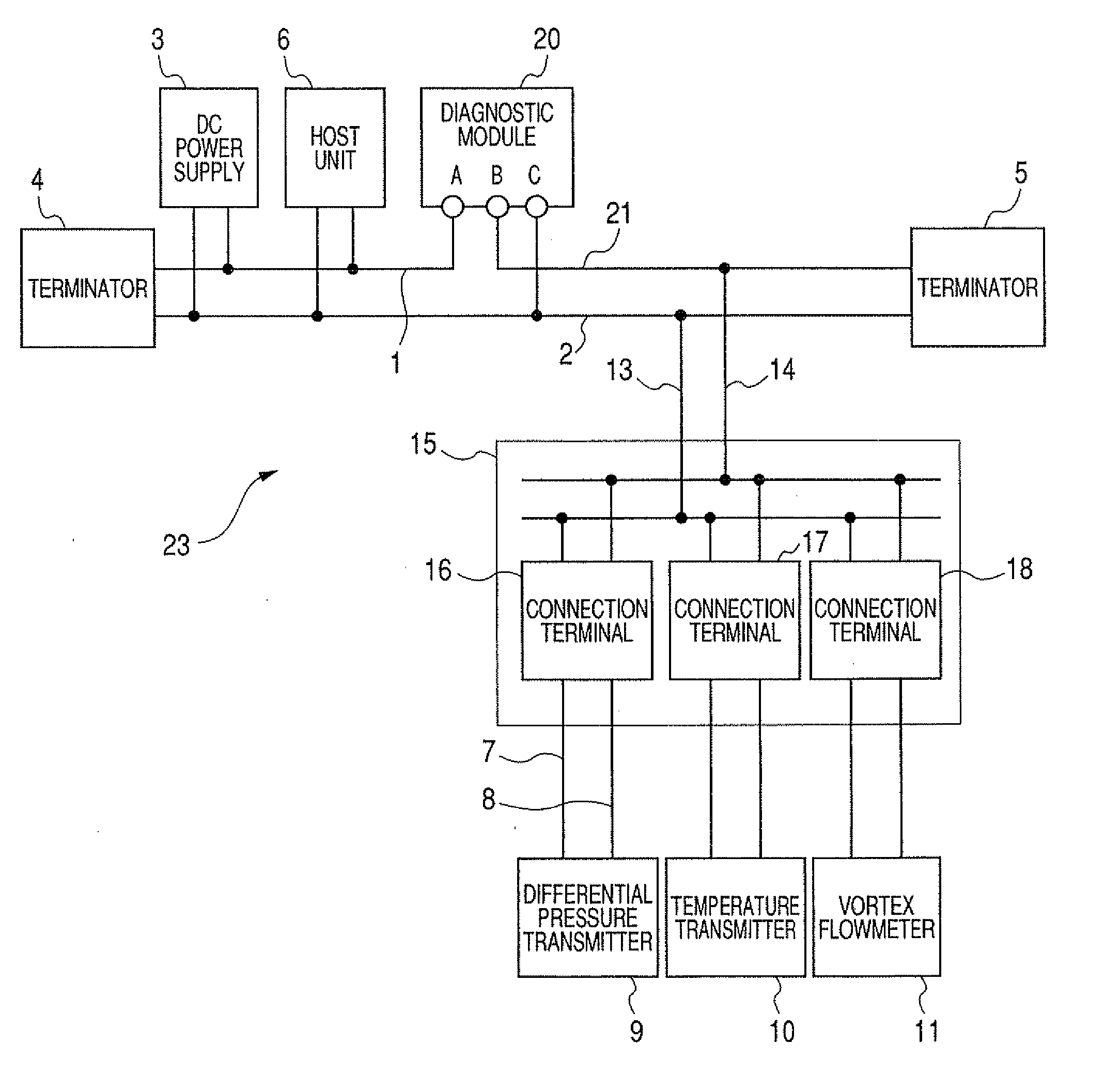 Field device system and field device system diagnosing method