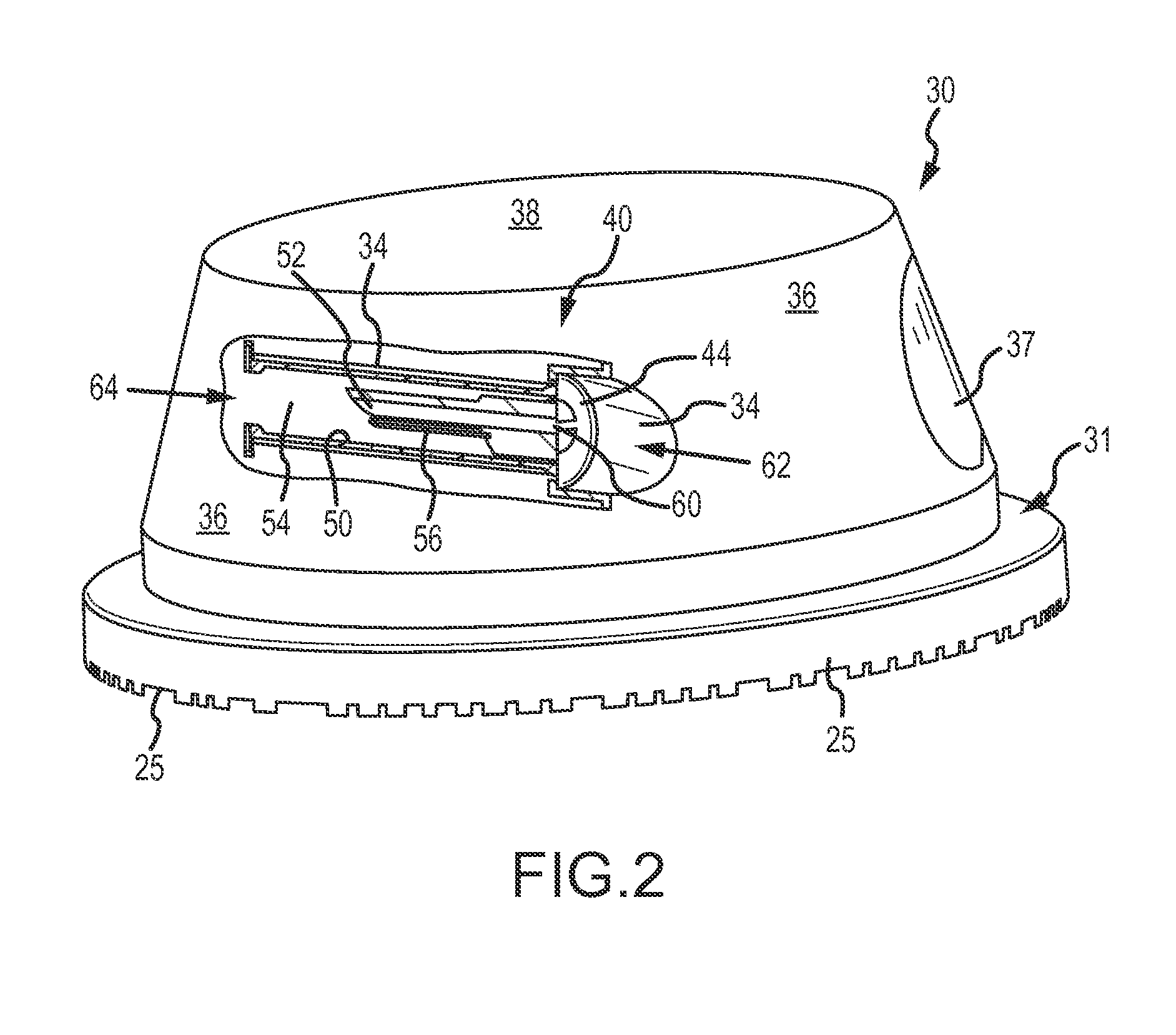 Pet toy with integral noise making module