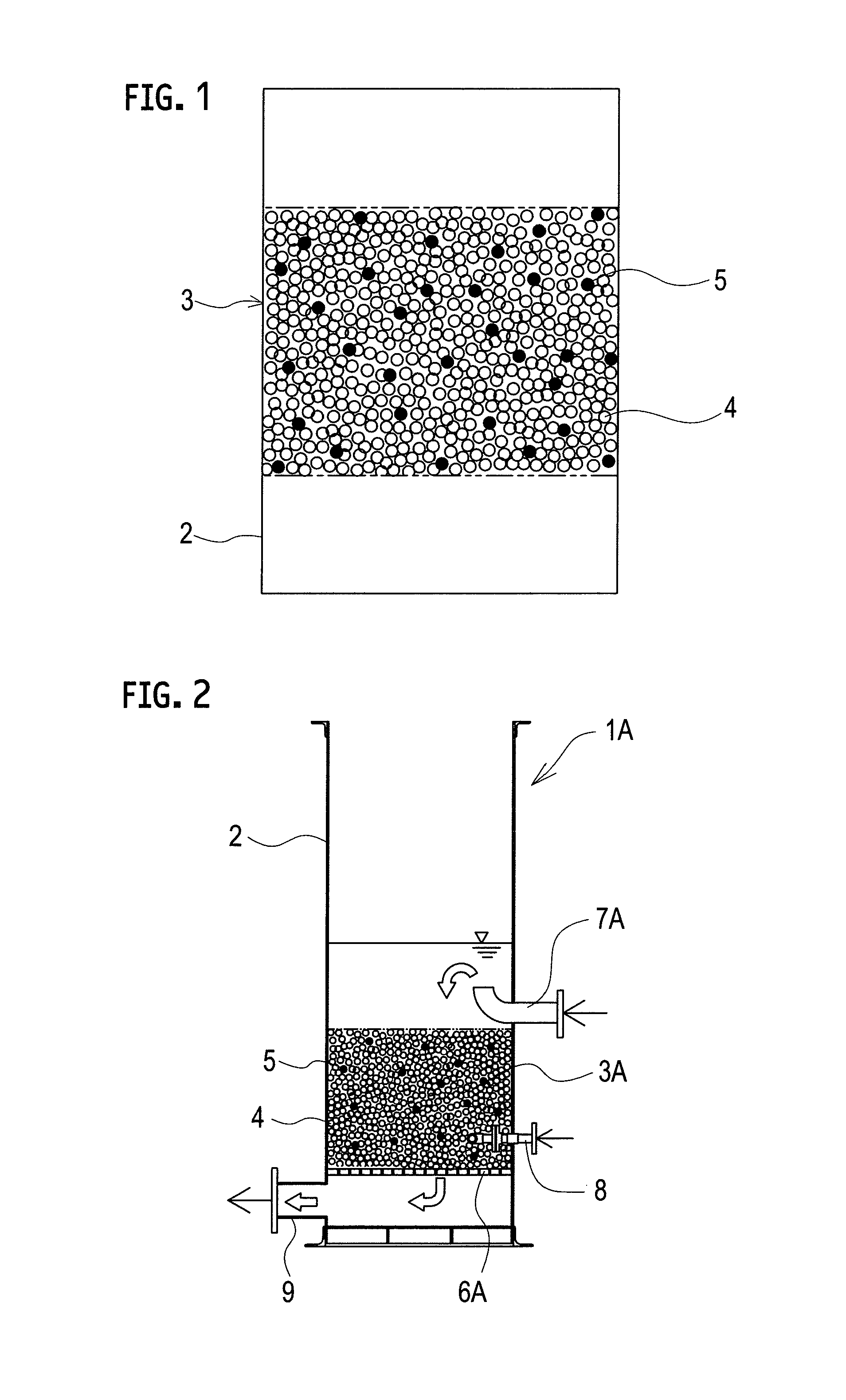 Indefinite form filter medium layer and filter device provided with same