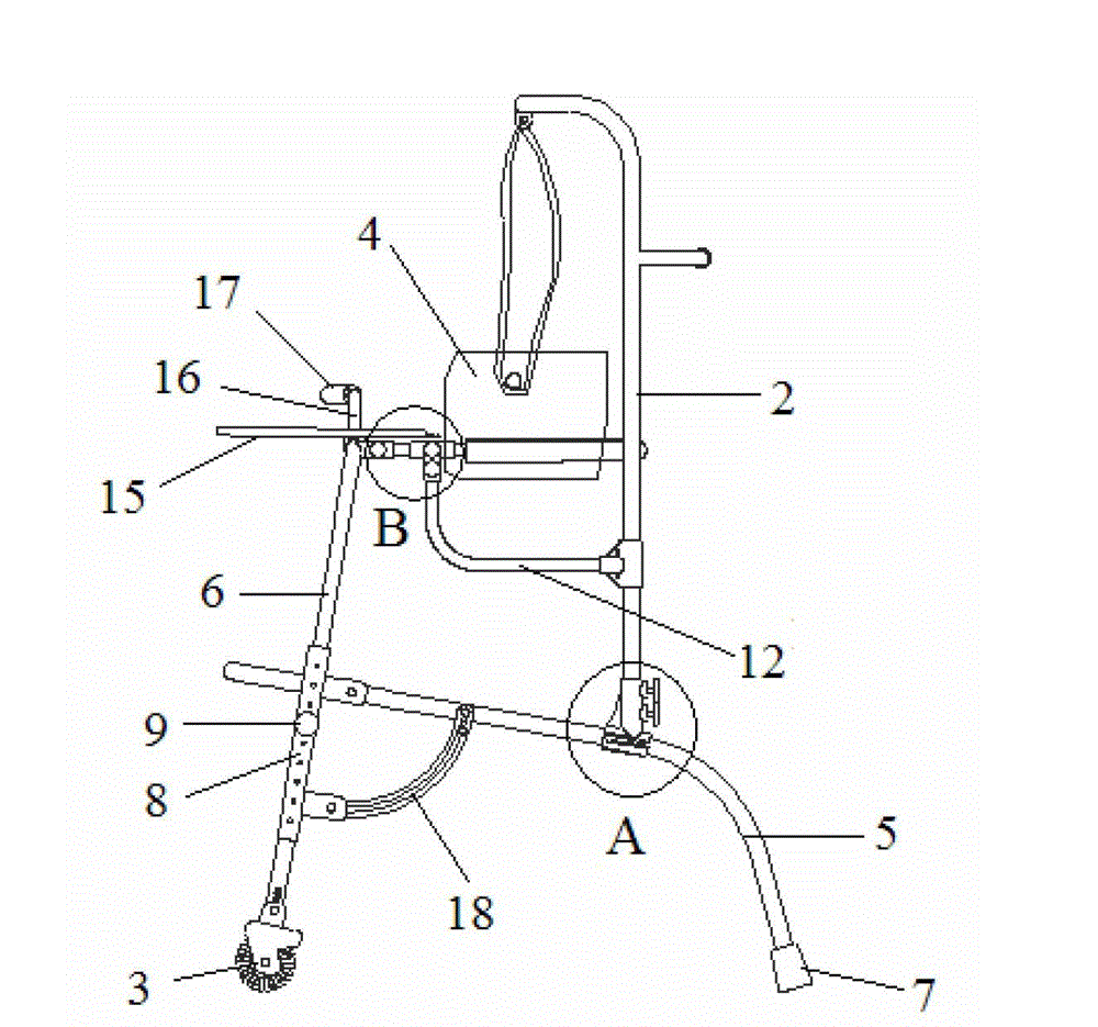 Walking aid for handicapped children