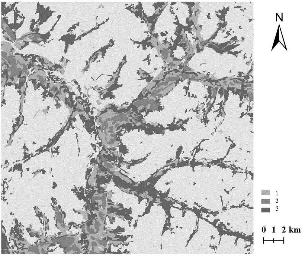 Marsh wetland mapping method based on object-oriented random forest classification method and medium-resolution remote sensing image