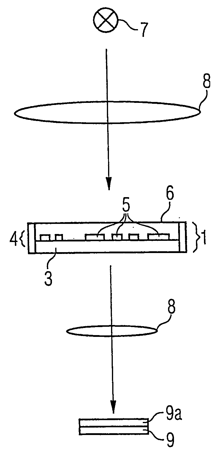 Lithographic mask, and method for covering a mask layer