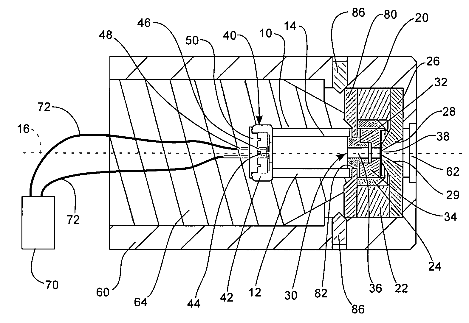 Magnetic head for X-ray source