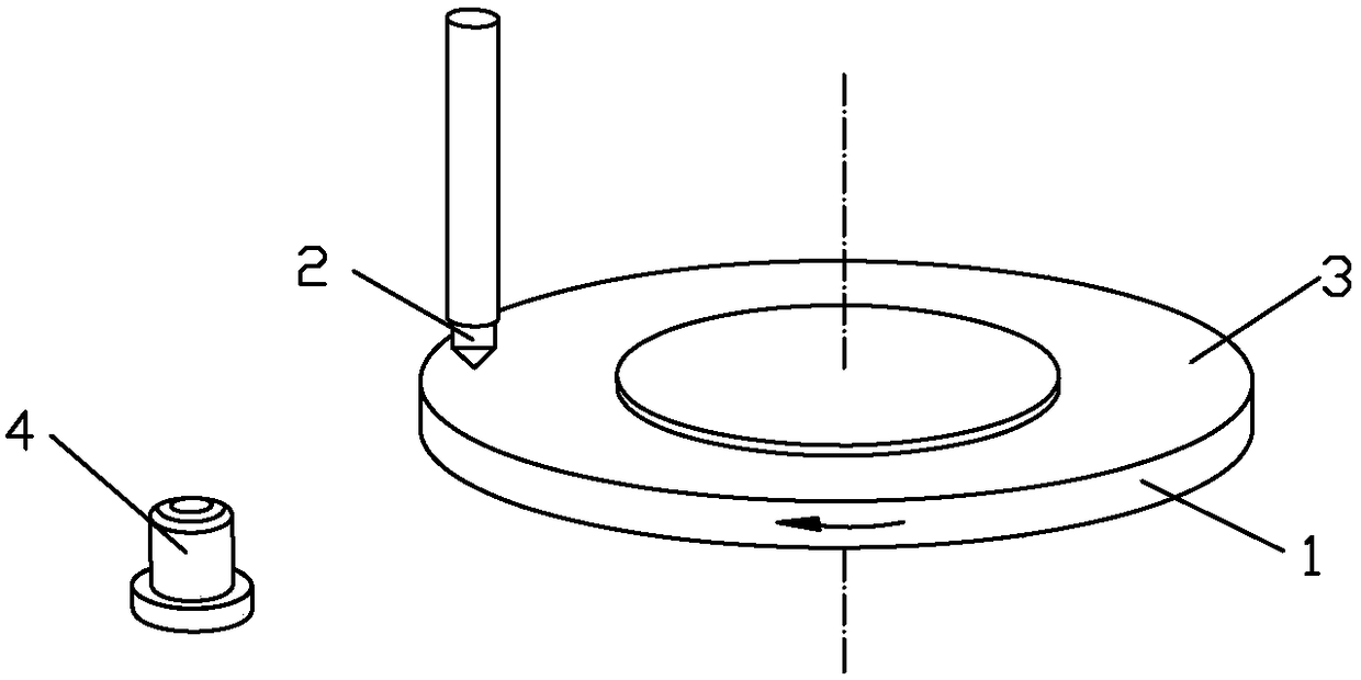 Abrasive scratching and quick stop test method for cbn tool pre-repaired ferrous metal specimens