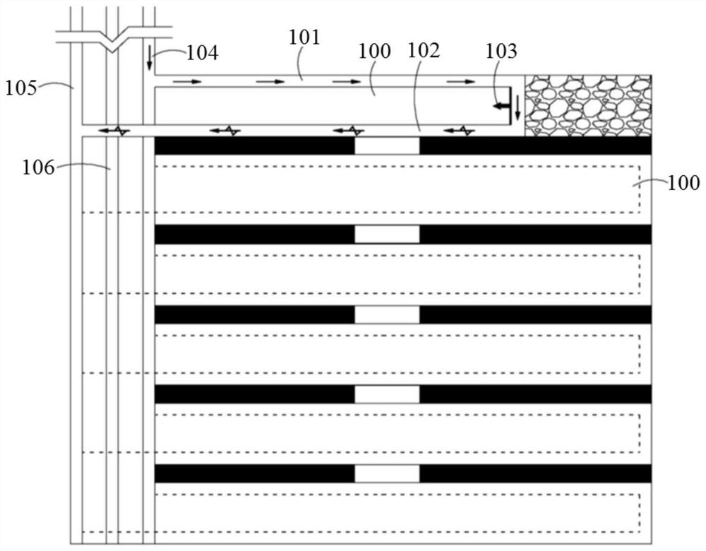 Supporting system of entry retaining area based on n00 mining method