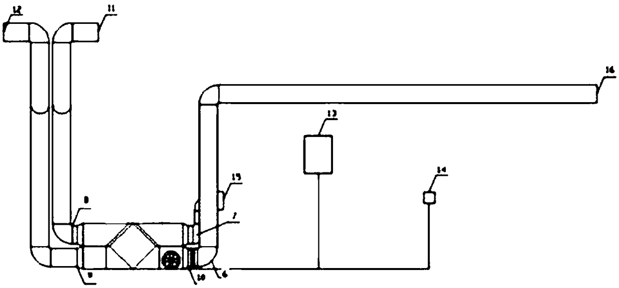 Winter solar greenhouse dehumidification device and method for dehumidifying greenhouse by using same