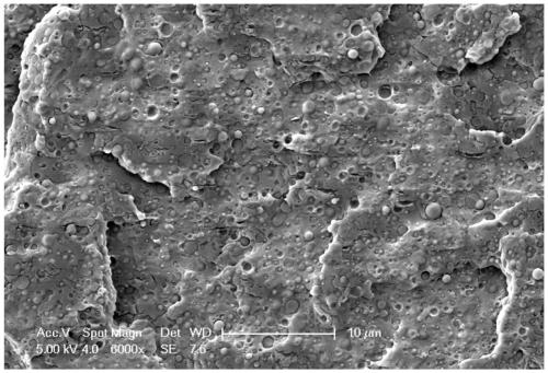 Elastomer short fiber toughened crystalline polymer product and preparation method thereof