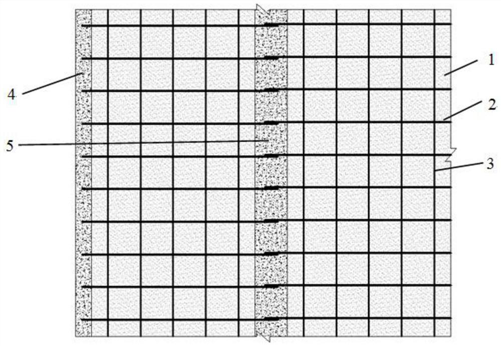 Cast-in-place prestressed concrete pavement structure and construction method thereof