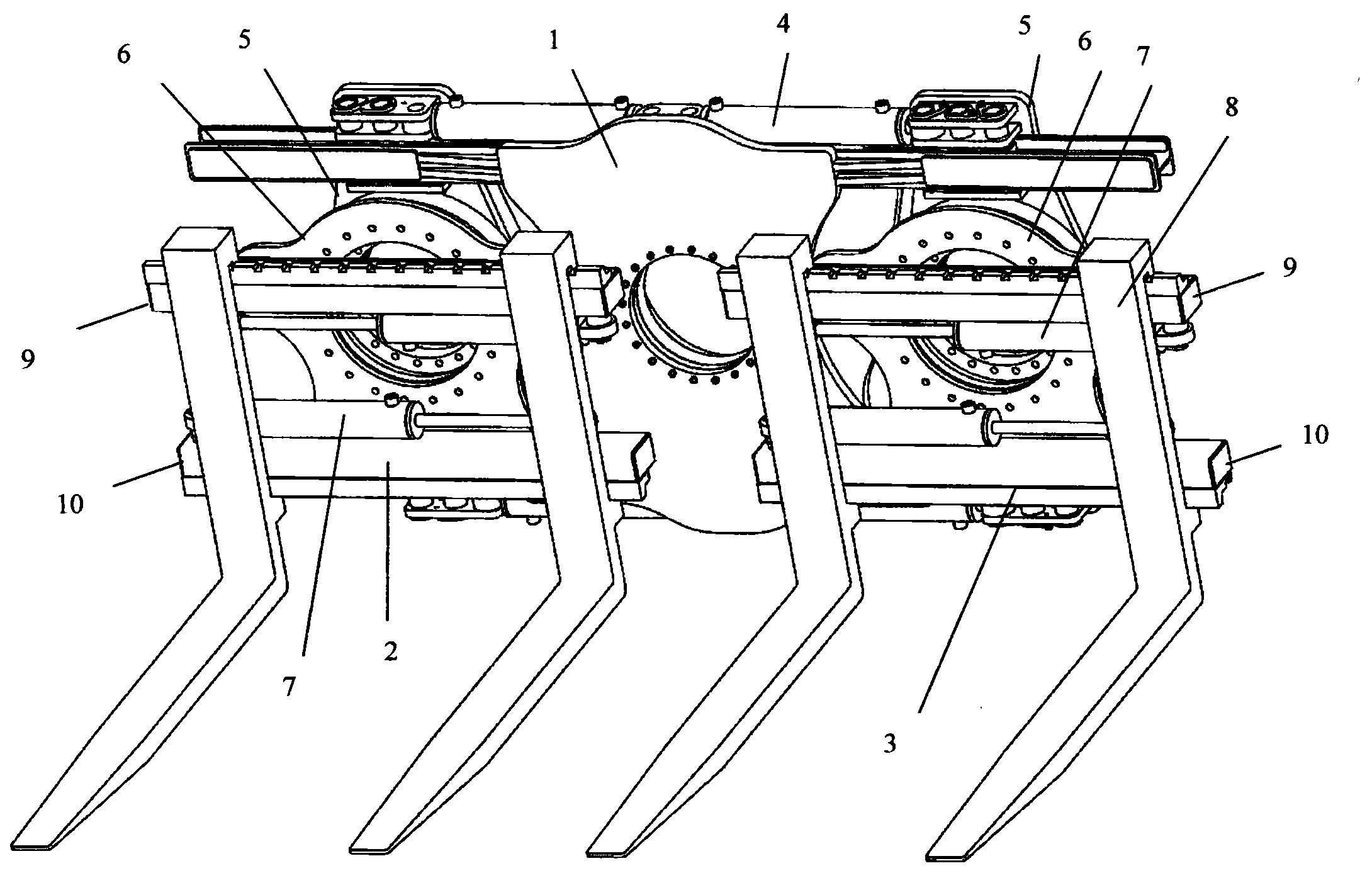 Multifunctional forklift attachment