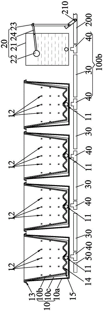 Roof greening system