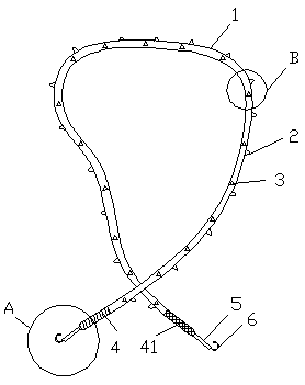 Lace fabric capable of preventing slip