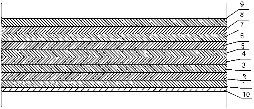 Golden, silvery and red miniature laser fluorescent anti-counterfeiting stay wire and method for manufacturing same