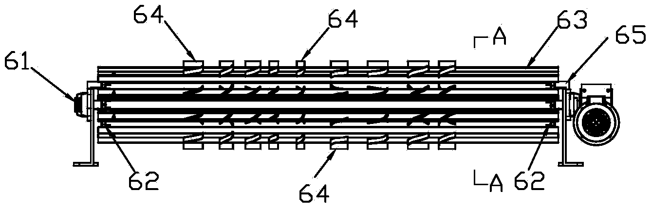 Distributing method for glazed ceramic tiles and equipment for implementing distributing method