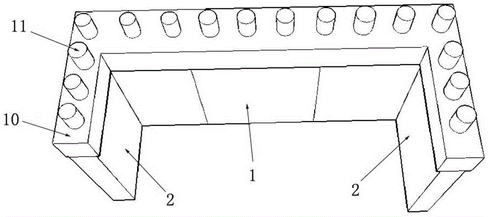 Mortise and tenon connection assembled self-insulation and heat insulation hollow shear wall system and its hoisting method