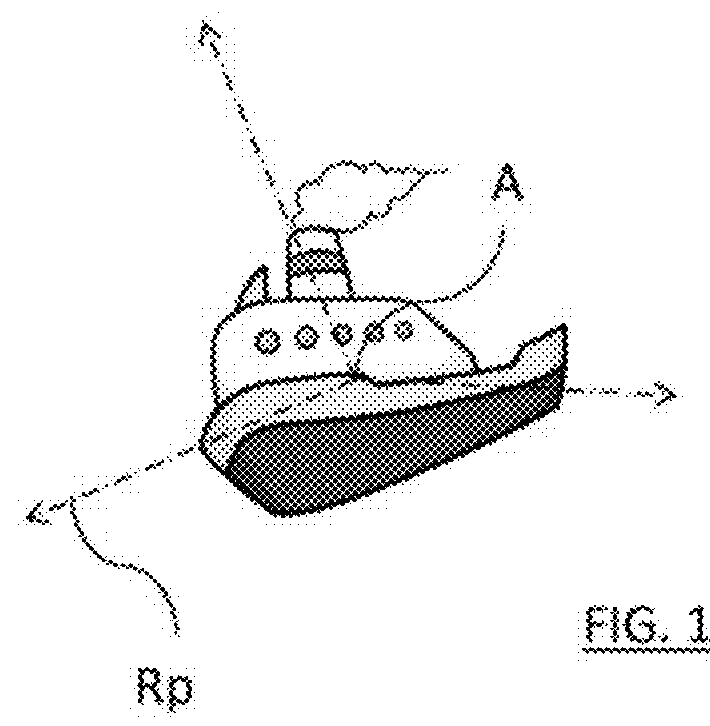 Method for tracking the navigation of a mobile carrier with an extended kalman filter