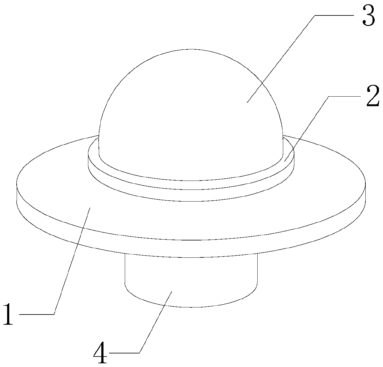 Building elevator monitoring device adopting airflow blowing heaving to prevent shielding