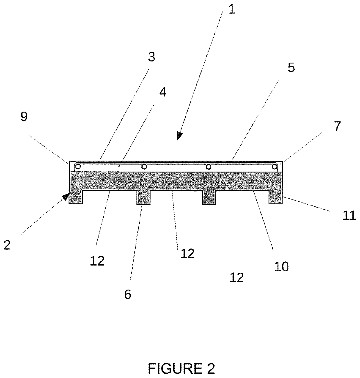 Thermophotovoltaic panel and a method for making a thermophotovoltaic panel