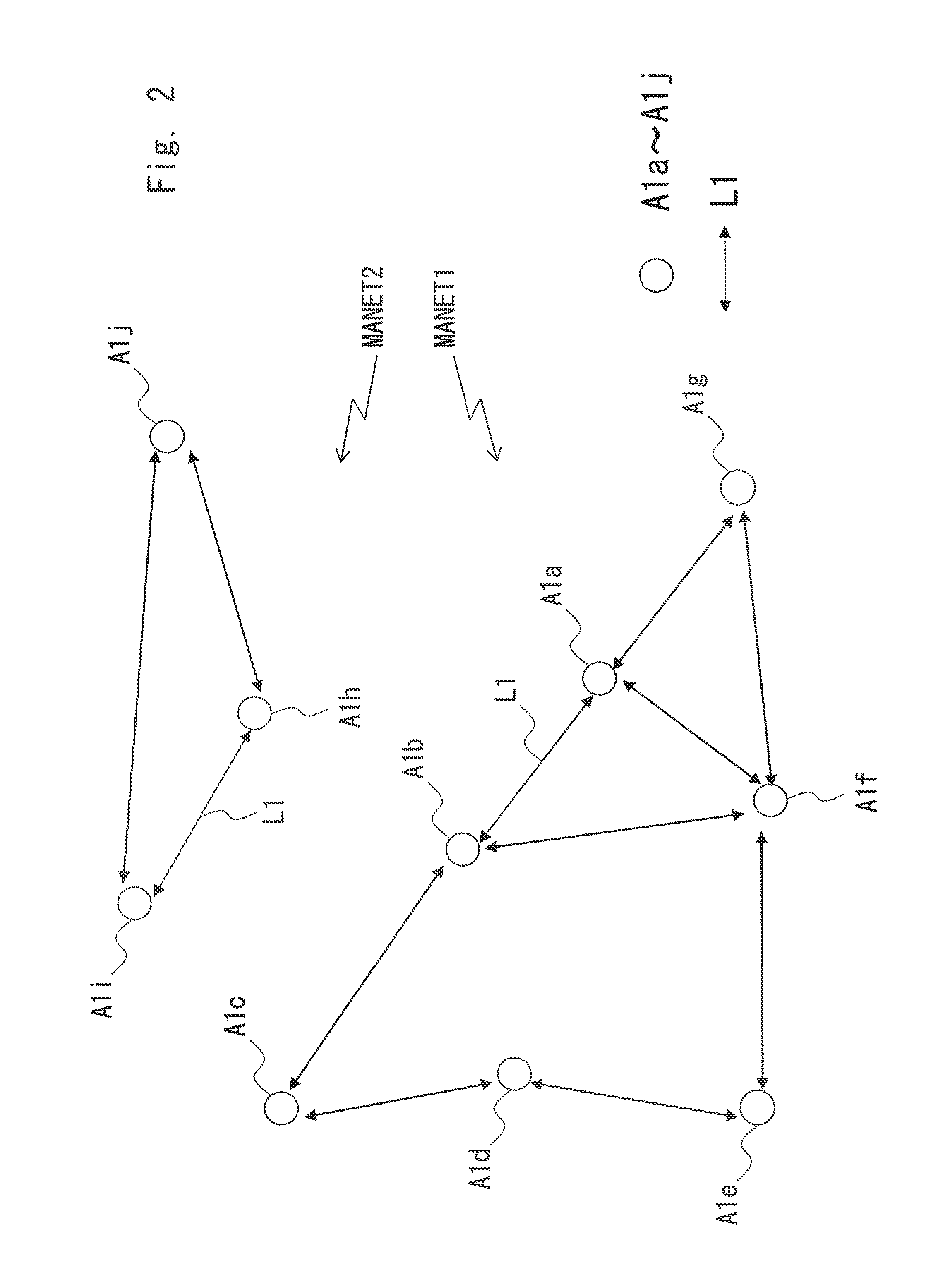 Route information exchange method, communication terminal, and non-transitory computer-readable medium storing route information exchange program