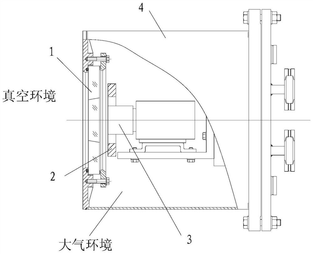 Composite Optical Window for Photogrammetric Cameras in Vacuum and Low Temperature Environment