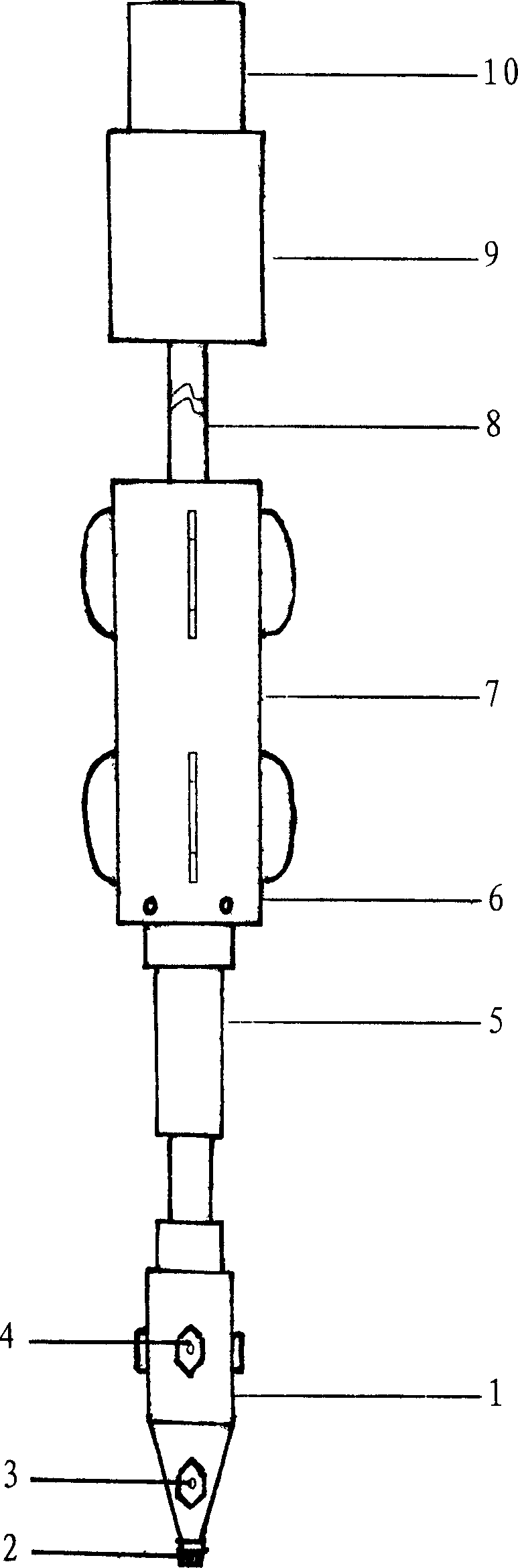 Inner pipe water pressure pulse flushing device