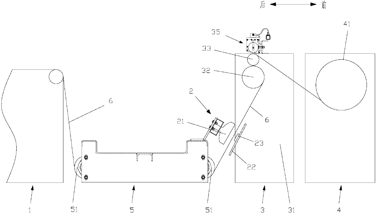 Composite net-shaped grid manufacturing equipment for storage battery