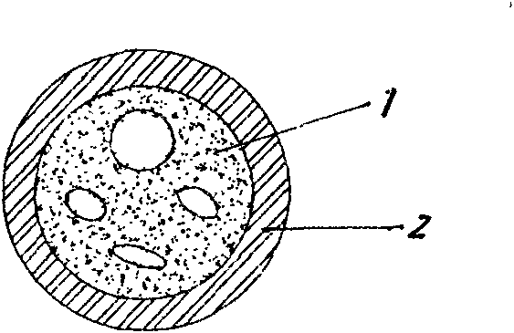 Seed heap of vegetation net