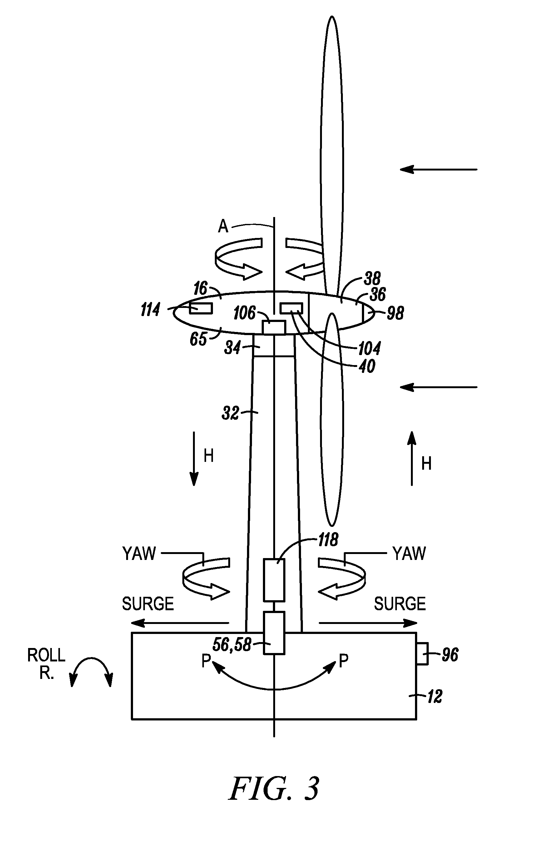 Wave and wind power generation